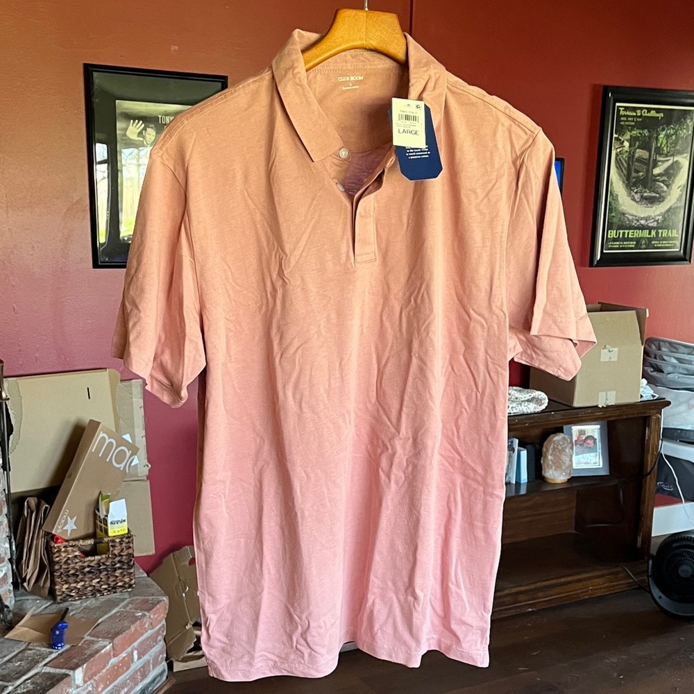 Men's Pink Polo Shirt